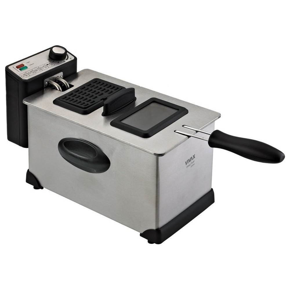 Olejová fritéza Vivax DF-2003 SS, 3 l, 2000 W, nerez