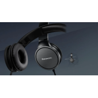 Sluchátka přes hlavu Panasonic RP-HF100E-K, černá