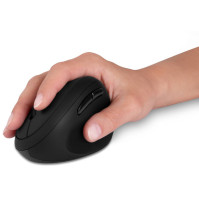 Ergonomická vertikální myš Connect IT CMO-2600-BK, bezdrátová