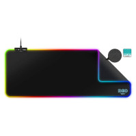 Podložka pod klávesnici a myš Connect IT NEO RGB, vel. L 80 x 30 cm (CMP-3100-LG), černá