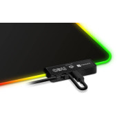 Podložka pod klávesnici a myš Connect IT NEO RGB, vel. L 80 x 30 cm (CMP-3100-LG), černá