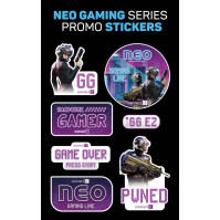 Podložka pod klávesnici a myš Connect IT NEO RGB, vel. L 80 x 30 cm (CMP-3100-LG), černá