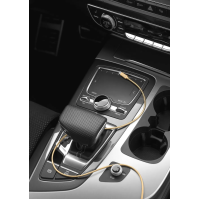 Kabel Connect IT Wirez Steel Knight USB/USB-C, ocelový, opletený, 1 m (CCA-5010-GD), zlatý