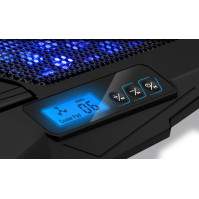 Chladící podložka pro NTB Connect IT FrostWind do 15,6" (CCP-2200-BK), černá/modrá