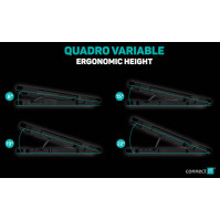 Chladící podložka pro NTB Connect IT FrostWind do 15,6" (CCP-2200-BK), černá/modrá