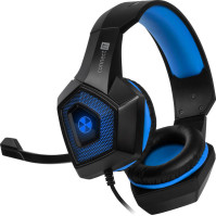 Headset Connect IT Battle RNBW Edition 2 s mikrofonem (CHP-5500-BL), černý/modrý