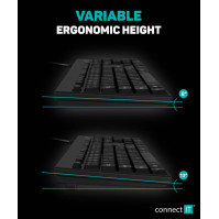 Set klávesnice s myší Connect IT Combo CKM-4000-CS, CZ/SK, černá