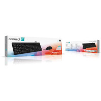 Set klávesnice s myší Connect IT Combo CKM-4000-CS, CZ/SK, černá
