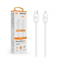 Datový kabel Aligator Power 3A, USB-C/Lightning, 1 m, DATKP34, bílý