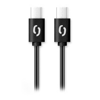 Datový kabel Aligator Power 60W, USB-C/USB-C 3A, 1 m, DATKP31, černý