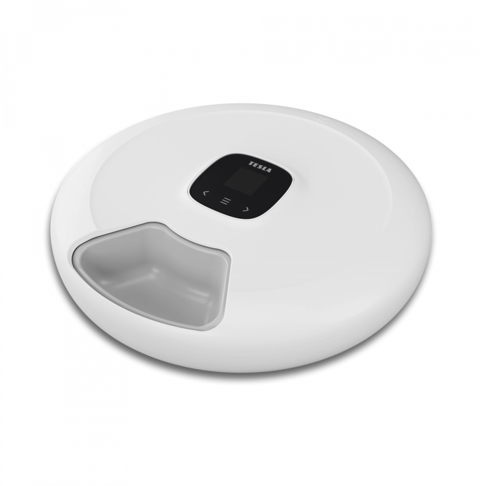 Dávkovač krmiva Tesla Smart Pet Feeder Spin, BT, pro kočky a malá plemena psů