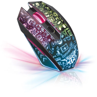 Herní bezdrátová myš Connect IT Doodle II CMO-3510-BK