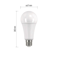 LED žárovka E27, 17 W (120 W), Classic A67, 1 900 lm, neutrální bílá
