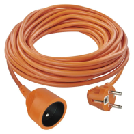 Prodlužovací kabel EMOS P01125, 25 m / 1 zásuvka / oranžový / PVC / 230 V / 1,5 mm2