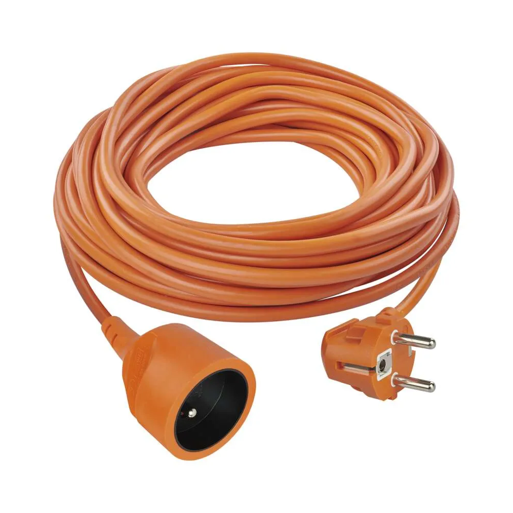Prodlužovací kabel EMOS P01125, 25 m / 1 zásuvka / oranžový / PVC / 230 V / 1,5 mm2