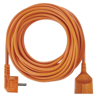 Prodlužovací kabel EMOS P01125, 25 m / 1 zásuvka / oranžový / PVC / 230 V / 1,5 mm2
