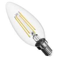 LED žárovka E14, 6 W (60 W), Filament svíčka, 810 lm, neutrální bílá