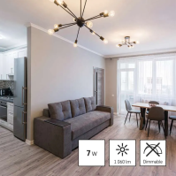 LED žárovka E27, 7 W (75 W), Filament A60, 1 060 lm, teplá bílá