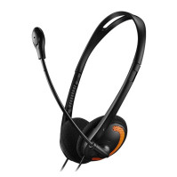 Headset Canyon CNS-CHS01BO (CNS-CHS01BO) černý/oranžový