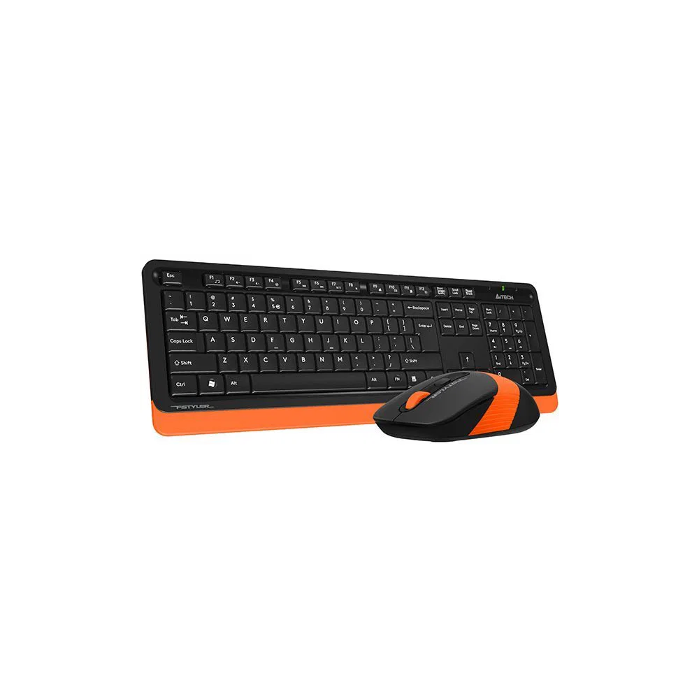 Set klávesnbice a myši A4Tech FG1010 FSTYLER, oranžová - CZ