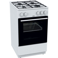 Plynový sporák Mora P 2240 AW, A, 50 cm, 70 l, bílý