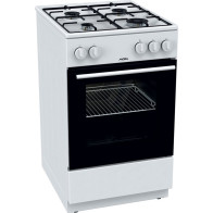 Plynový sporák Mora P 2240 AW, A, 50 cm, 70 l, bílý