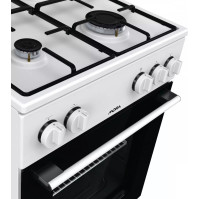 Plynový sporák Mora P 2240 AW, A, 50 cm, 70 l, bílý