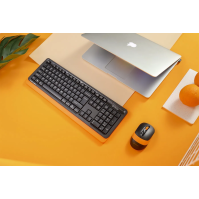 Set klávesnbice a myši A4Tech FG1010 FSTYLER, oranžová - CZ