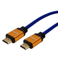 Kabel HDMI / HDMI, MKF-100522 / 1,8 m, V2.0, 18 Gb/s, 3D, 1080p, Hight speed, modrý