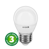 Žárovka AVD E27, 6,5 W (60 W), Mini Globe G45, NW (studená bílá)