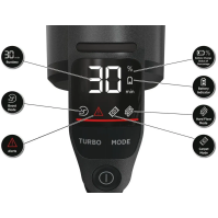 Tyčový vysavač Hoover HFX HFX10H 011, 2v1, 21,6 V, 30 min, černý/růžový