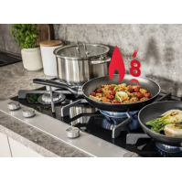 Plynová varná deska Amica DP 6411 LZBG, 4 plotýnky, 59 cm, černá