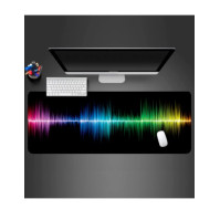 Podložka pod myš a klávesnici 30 x 75 cm, motiv frekvence