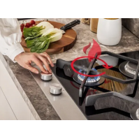 Plynová varná deska Amica DP 6413 BG, 4 plotýnky, 59 cm, černá