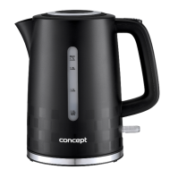 Rychlovarná konvice Concept RK2341, 1,7 l, 2150 W, černá