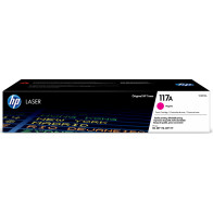 Toner HP HP 117A, magenta (červený), 700 stran, originální, W2073A