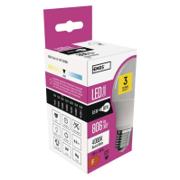 LED žárovka E27, 8,5 W (60 W), Classic A60, 806 lm, neutrální bílá