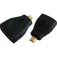Redukce HDMI-HDMI Micro, MKF-1391, černá
