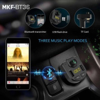 FM Transmitter do auta MKF BT36CHARGE, s USB nabíječkou