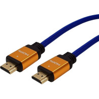 Propojovací HDMI / HDMI kabel, MKF-100522/3m, V2.0, 18 Gb/s, 3D, 1080p, Hight speed, 3 m