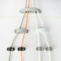 Organizace kabelů, organizátor, svorky, MKF-UK04, černé, 10 ks