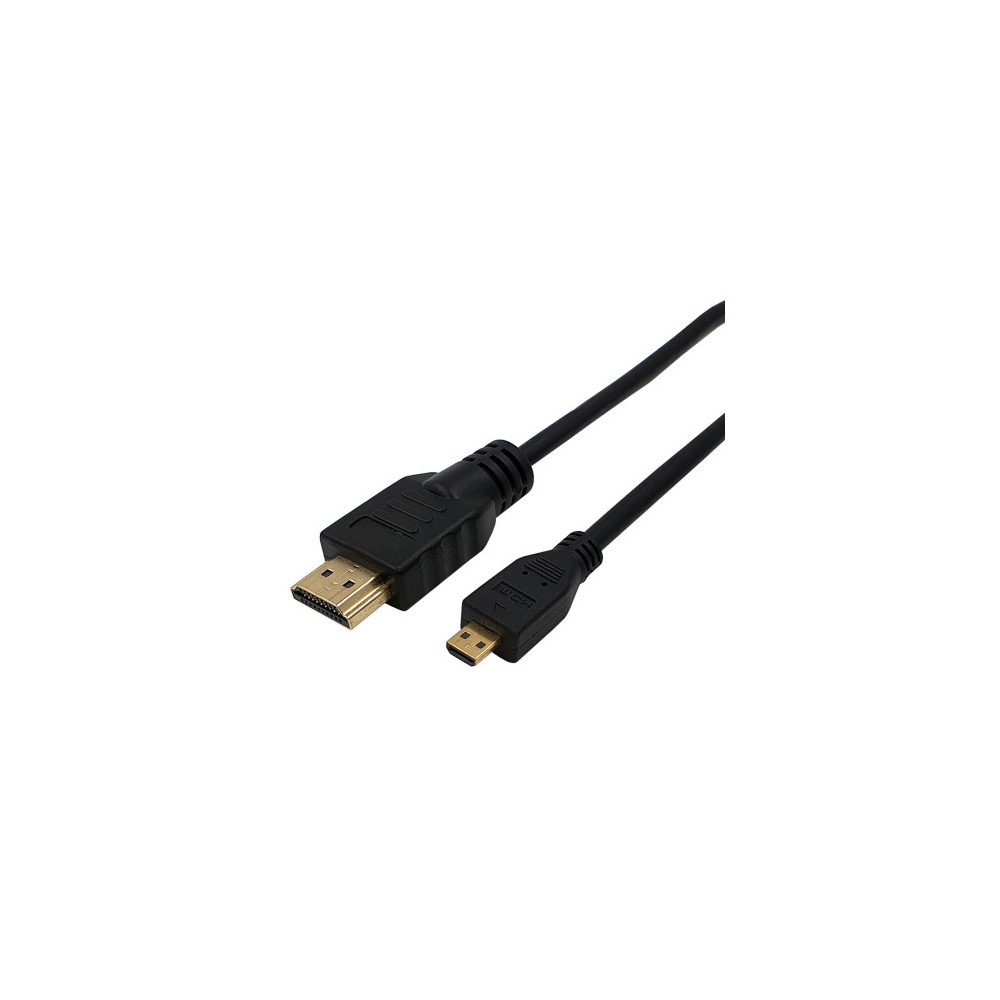 Propojovací HDMI / micro HDMI kabel MKF-101352/1,8m, V2.0, 18 Gb/s, 3D, 1080p, Hight speed, 1,8 m