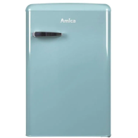Chladnička Amica Retro VT 862 AL, E, 86 cm, 93/13 l, tyrkysová (modrá)
