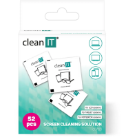 Čisticí ubrousky Clean IT CL-150, mokré, 52 ks