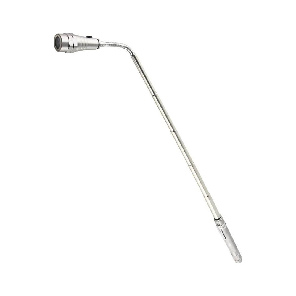 Teleskopická magnetická ruční svítilna WG 7 LED (WG 12041), stříbrná