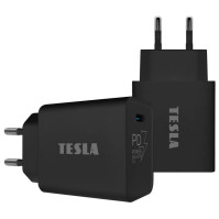 Nabíječka do sítě Tesla Power Charger T100, USB-C PD 3.0, 20 W (8595689802295), černá