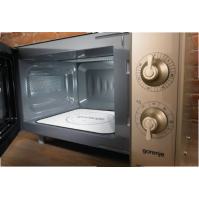 Vestavná mikrovlnná trouba Gorenje BM235CLI, 23 l, 800 W, gril, béžová