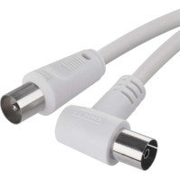 Anténní koaxiální kabel stíněný 3,5m – úhlová vidlice (90°), 3,5 m