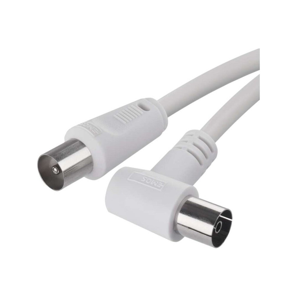 Anténní koaxiální kabel stíněný 3,5m – úhlová vidlice (90°), 3,5 m