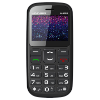 Telefon pro seniory WG 8 C, Seniorphone/WG8, černý